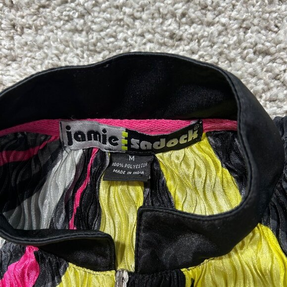 Jamie Sadock Womens Medium Sleeveless Textured Zip Top Shirt - Picture 4 of 7